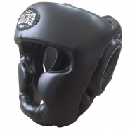 Шлем боксерский с щечками р. S ПУ черный 705/02B 10013816